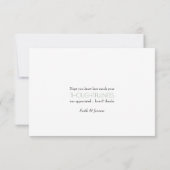 Cute Lam in een gekrabbelde bloemenkrans bedankkaa Bedankkaart (Achterkant)