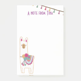 Cute lama- en tasselontwerp post-it® notes