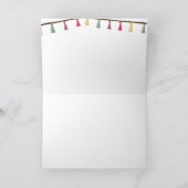 Cute lama en tassels bedankkaart (Binnen)