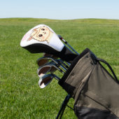 Cute lama illustratie ontwerp golfheadcover (Insitu)