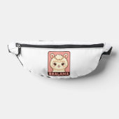 Cute lama illustratie ontwerp heuptasje (Liggend)