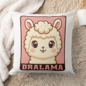Cute lama illustratie ontwerp kussen (Deken)