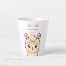 Cute lama illustratie ontwerp