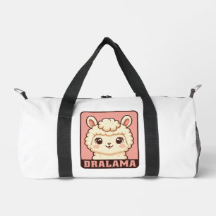 Cute lama illustratie ontwerp plunjezak