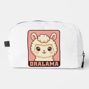 Cute lama illustratie ontwerp toilettasje