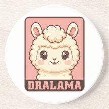 Cute lama illustratie ontwerp