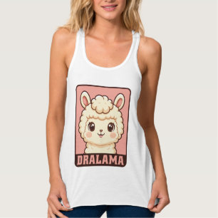 Cute lama illustratie t-shirt ontwerp
