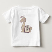 Cute Lama Prinses met een Kroon Verjaardag (Achterkant)