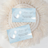 Cute Lamb Baby shower Diaper Raffle Tickets Informatiekaartje