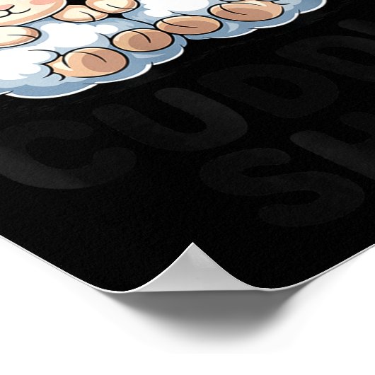 Cute Lamb Couple This Is Our Cuddle  Poster (Hoek)