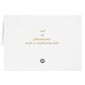 CUTE LAMB-kaart (Achterkant Horizontaal)