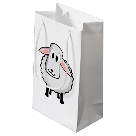 Cute Lamb Klein Cadeauzakje (Achterkant Gekanteld)