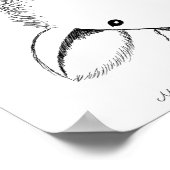 Cute lamb Nursery Decor Lamb Tekening Boerderij Di Poster (Hoek)