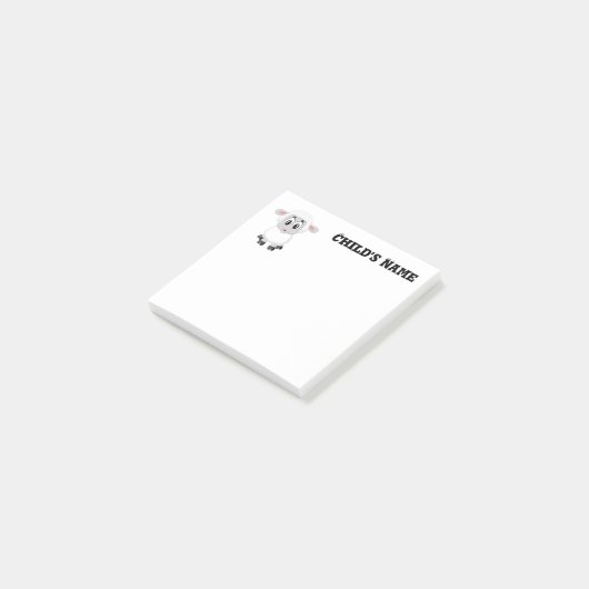 Cute Lamb Post-it® Notes (Schuin)
