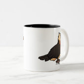 Cute Lammergeier Tweekleurige Koffiemok (Voorkant rechts)