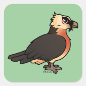 Cute Lammergeier Vierkante Sticker (Voorkant)