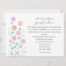 Cute Landelijke Madeliefjes Proefdinermenu