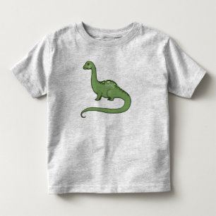 Cute Lange Nek Dinosaur T-shirt voor Kinderen