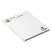 Cute-laptop Notitieblok (Schuin)