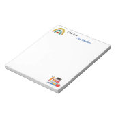 Cute-laptop Notitieblok (Linkerzijde)