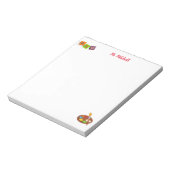 Cute-laptop Notitieblok (Linkerzijde)