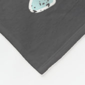 Cute Lar Bear Winter With Santa Hat  Fleece Deken (Hoek)