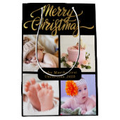 Cute Large Babies First kerstcadeautassen Medium Cadeauzakje (Voorkant)