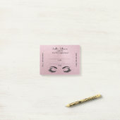 Cute Lashes Appointment Post-it® notes (Op bureau)