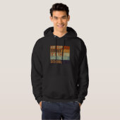 Cute Last Day Of School For Kids Boys Teacher Vint Hoodie (Voorkant volledig)