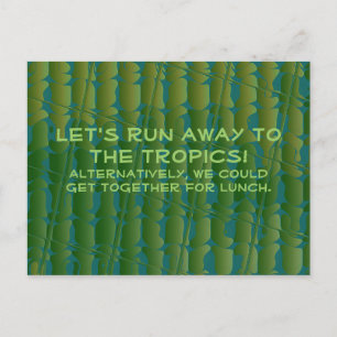 Cute Laten we samen gaan. Briefkaart