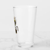 CUTE LAUGHING BLACK AND BRIGHT YELLOW CAT GLAS (Links)