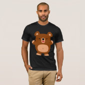 Cute Laughing Cartoon Beer T-shirt (Voorkant volledig)