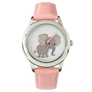 Cute Laughing Cartoon Elephant Watch Horloge