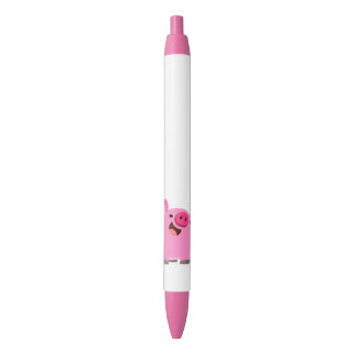 Cute Laughing Cartoon Pig Pen