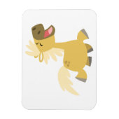 Cute Laughing Cartoon Pony Flexible Magnet Magneet (Verticaal)