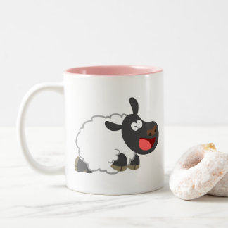 Cute Laughing Cartoon Sheep Mok