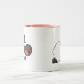 Cute Laughing Cartoon Sheep Mok (Center)