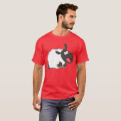 Cute Laughing Cartoon Sheep T-Shirt (Voorkant volledig)