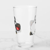 Cute Laughing Cartoon Sheep Tumbler Glass (Links)