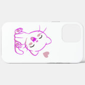 CUTE LAUGHING LITTLE Fuchsia KITTEN Case-Mate iPhone Case (Achterkant (horizontaal))