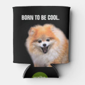 Cute Laughing Pomeranian Dog Blikjeskoeler (Voorkant)