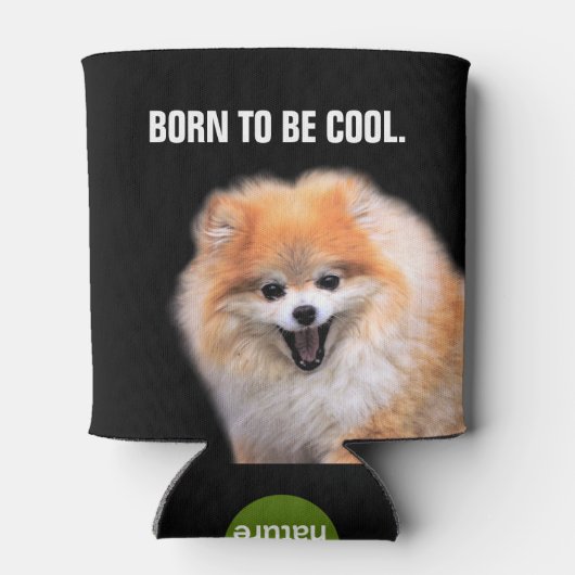 Cute Laughing Pomeranian Dog Blikjeskoeler (Achterkant)