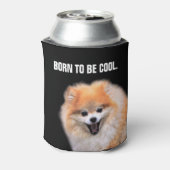 Cute Laughing Pomeranian Dog Blikjeskoeler (Blikje Achterkant)