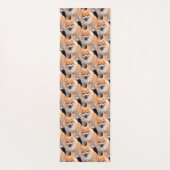 Cute Laughing Pomeranian Dog Yogamat (Achterkant)