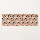 Cute Laughing Pomeranian Dog Yogamat (Voorkant (horizontaal))