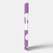 Cute Lavender and White Daisies Floral Initiaal Case-Mate iPhone Case (Achterkant / Rechts)