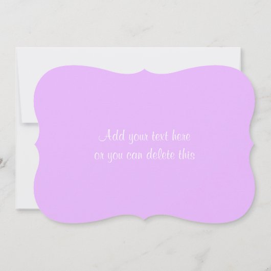 Cute Lavender Cool Script Typography Bridesmaid Kaart (Achterkant)