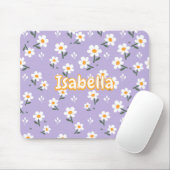 Cute Lavender Daisy Mouse Pad for Spring Muismat (Met muis)