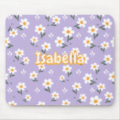Cute Lavender Daisy Mouse Pad for Spring Muismat (Voorkant)