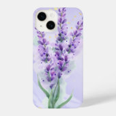 Cute Lavender Garden Flower Floral iPhone Hoesje (Achterkant)